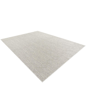 Light Gray 9' x 12' Symphony Outdoor Rectangle Area Rug Weather Resistant for Patio, Deck, Terrace, Balcony, Porch Durable Outside Carpet for Sale at Rug Engine