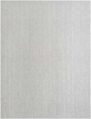 Light Gray 9' x 12' Symphony Outdoor Rectangle Area Rug Weather Resistant for Patio, Deck, Terrace, Balcony, Porch Durable Outside Carpet for Sale at Rug Engine