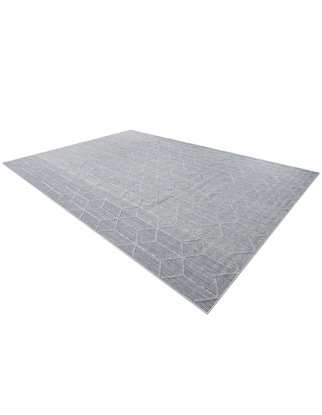 Light Blue 10' x 14' 1 Symphony Outdoor Rectangle Area Rug Weather Resistant for Patio, Deck, Terrace, Balcony, Porch Durable Outside Carpet for Sale at Rug Engine