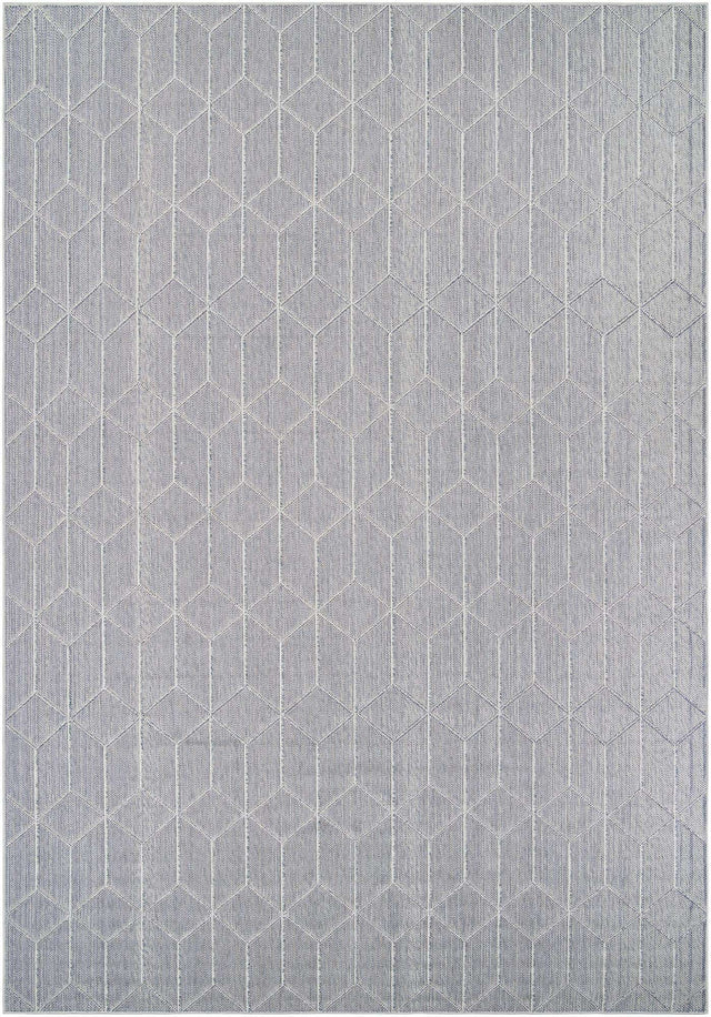 Light Blue 10' x 14' 1 Symphony Outdoor Rectangle Area Rug Weather Resistant for Patio, Deck, Terrace, Balcony, Porch Durable Outside Carpet for Sale at Rug Engine