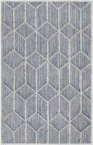 Light Blue 2' x 3' 1 Symphony Outdoor Rectangle Area Rug Weather Resistant for Patio, Deck, Terrace, Balcony, Porch Durable Outside Carpet for Sale at Rug Engine