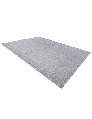 Light Blue 9' x 12' Symphony Outdoor Rectangle Area Rug Weather Resistant for Patio, Deck, Terrace, Balcony, Porch Durable Outside Carpet for Sale at Rug Engine