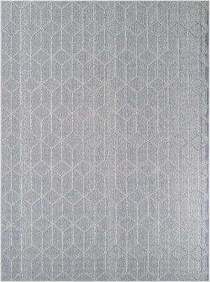 Light Blue 9' x 12' Symphony Outdoor Rectangle Area Rug Weather Resistant for Patio, Deck, Terrace, Balcony, Porch Durable Outside Carpet for Sale at Rug Engine