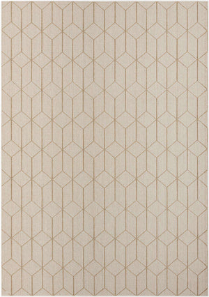 Beige 10' x 14' 1 Symphony Outdoor Rectangle Area Rug Weather Resistant for Patio, Deck, Terrace, Balcony, Porch Durable Outside Carpet for Sale at Rug Engine