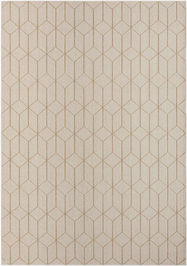 Beige 10' x 14' 1 Symphony Outdoor Rectangle Area Rug Weather Resistant for Patio, Deck, Terrace, Balcony, Porch Durable Outside Carpet for Sale at Rug Engine