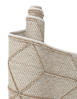 Beige 2' x 6' 1 Symphony Outdoor Runner Area Rug Weather Resistant for Patio, Deck, Terrace, Balcony, Porch Durable Outside Carpet for Sale at Rug Engine