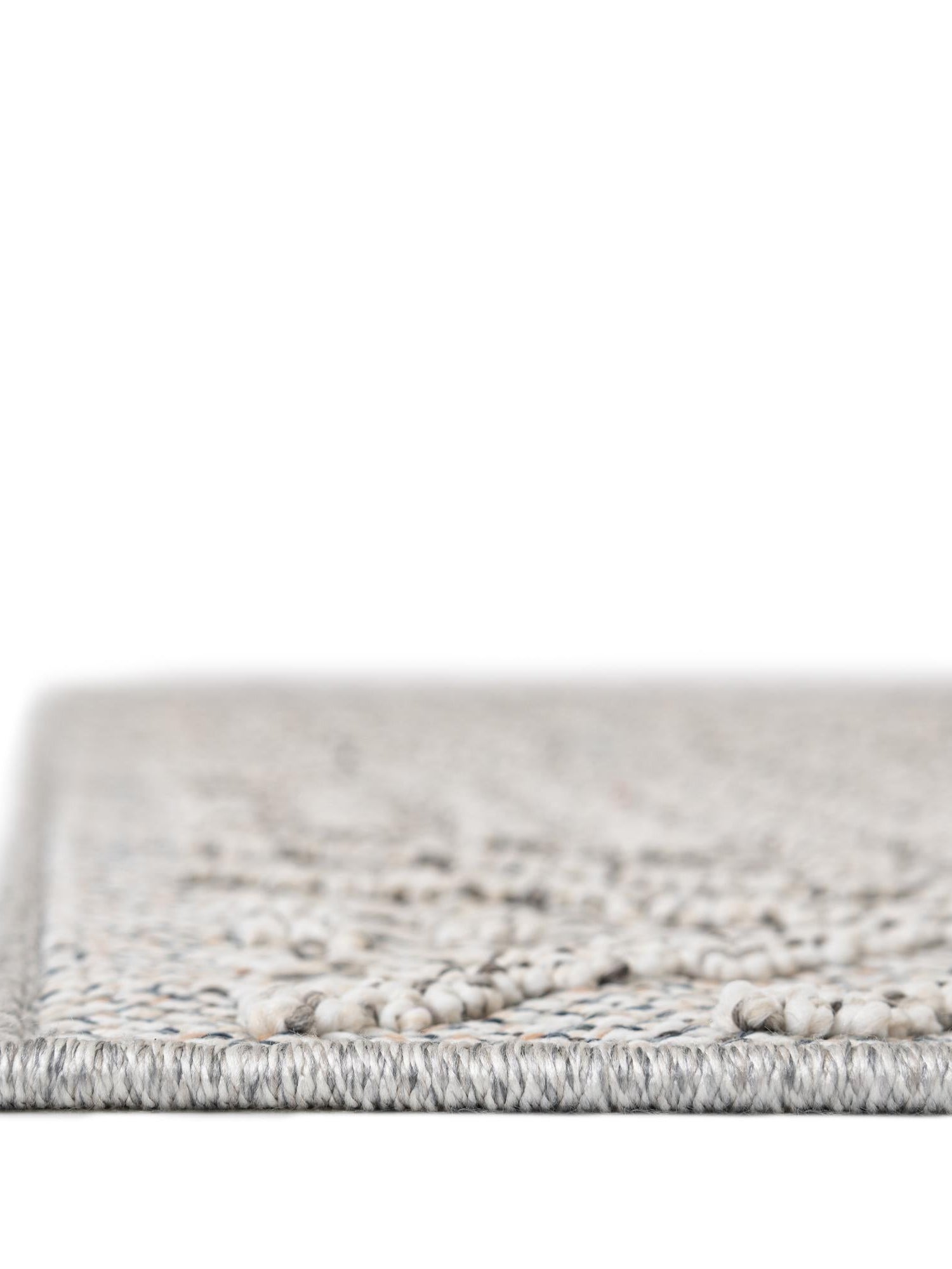 Light Gray 4' 1 x 6' 1 Symphony Outdoor Rectangle Area Rug Weather Resistant for Patio, Deck, Terrace, Balcony, Porch Durable Outside Carpet for Sale at Rug Engine