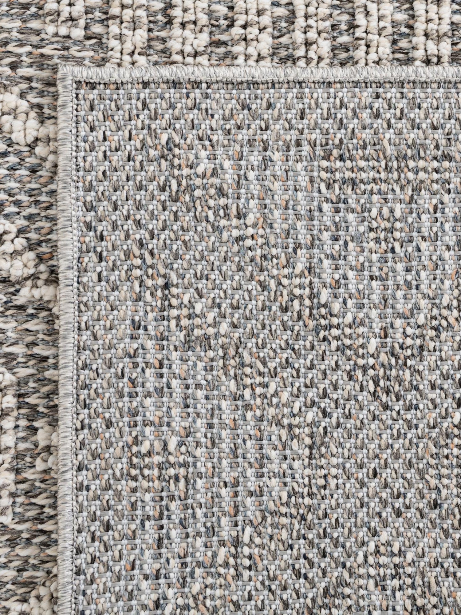 Light Gray 4' 1 x 6' 1 Symphony Outdoor Rectangle Area Rug Weather Resistant for Patio, Deck, Terrace, Balcony, Porch Durable Outside Carpet for Sale at Rug Engine