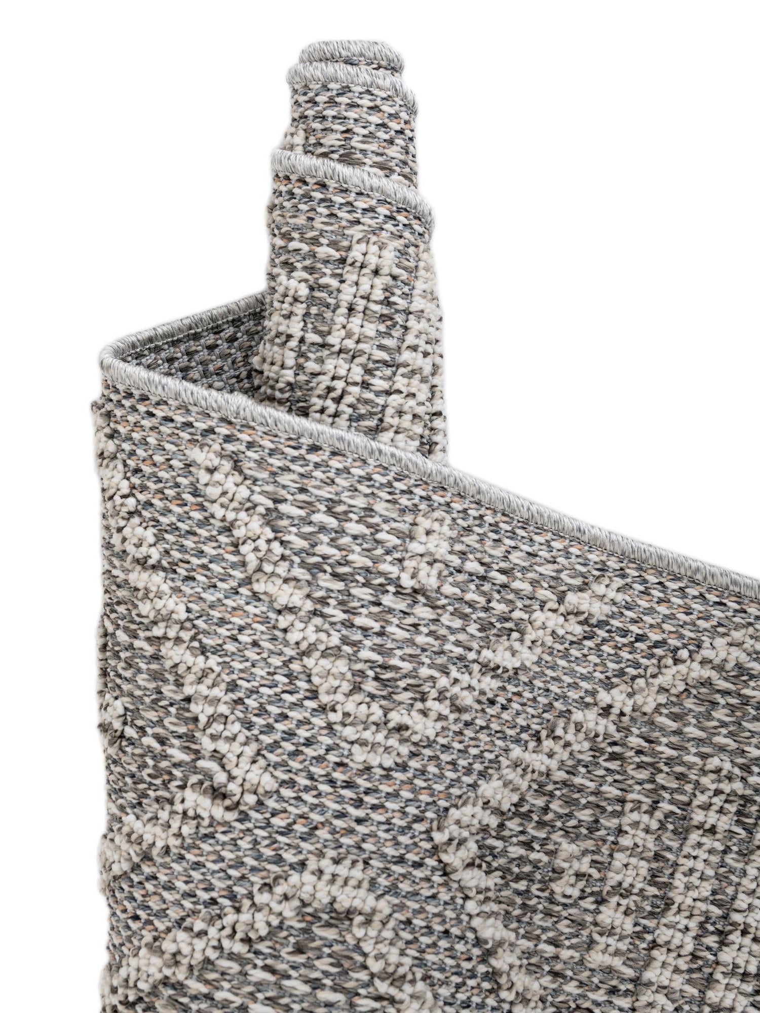 Light Gray 4' 1 x 6' 1 Symphony Outdoor Rectangle Area Rug Weather Resistant for Patio, Deck, Terrace, Balcony, Porch Durable Outside Carpet for Sale at Rug Engine