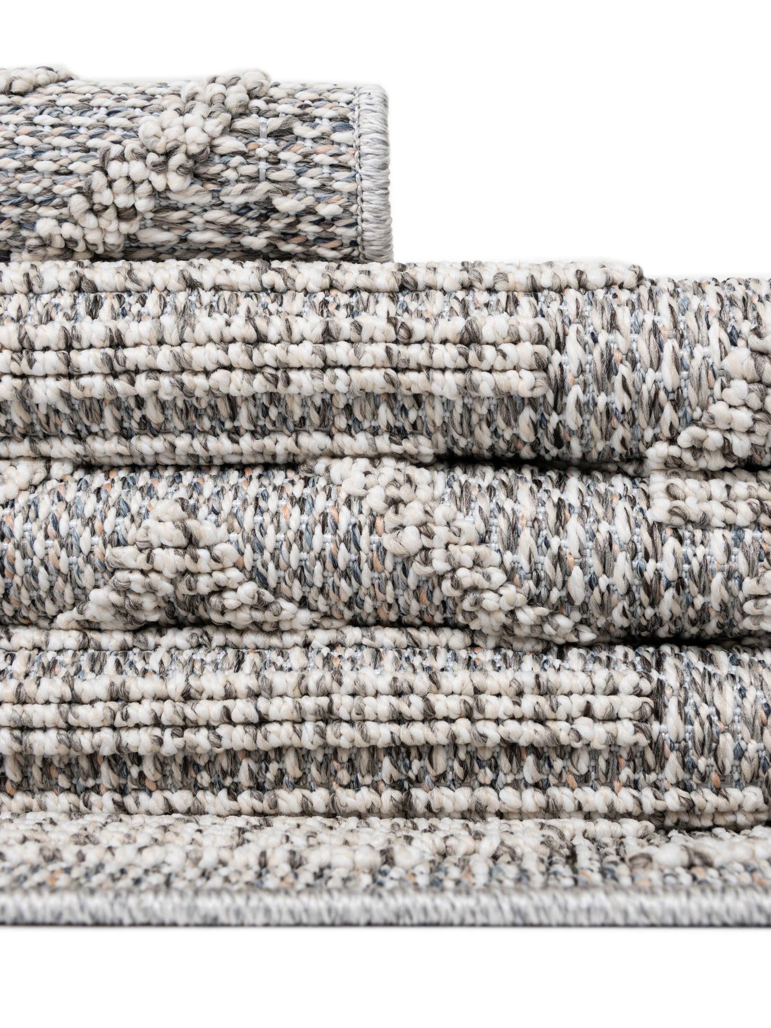 Light Gray 4' 1 x 6' 1 Symphony Outdoor Rectangle Area Rug Weather Resistant for Patio, Deck, Terrace, Balcony, Porch Durable Outside Carpet for Sale at Rug Engine