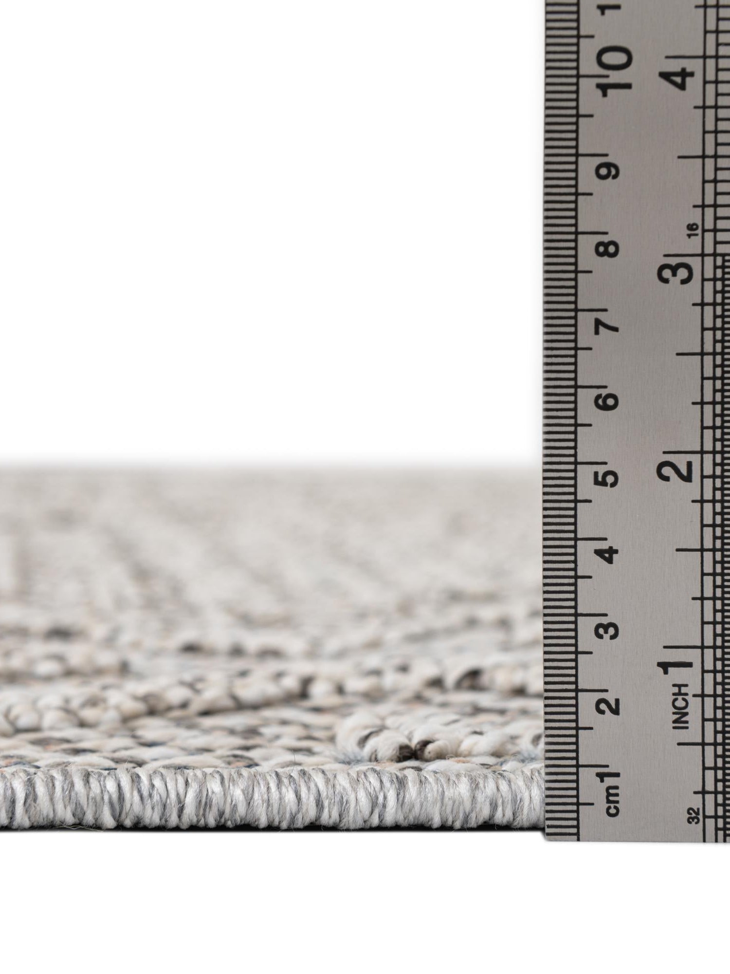Light Gray 2' 7 x 12' Symphony Outdoor Runner Area Rug Weather Resistant for Patio, Deck, Terrace, Balcony, Porch Durable Outside Carpet for Sale at Rug Engine