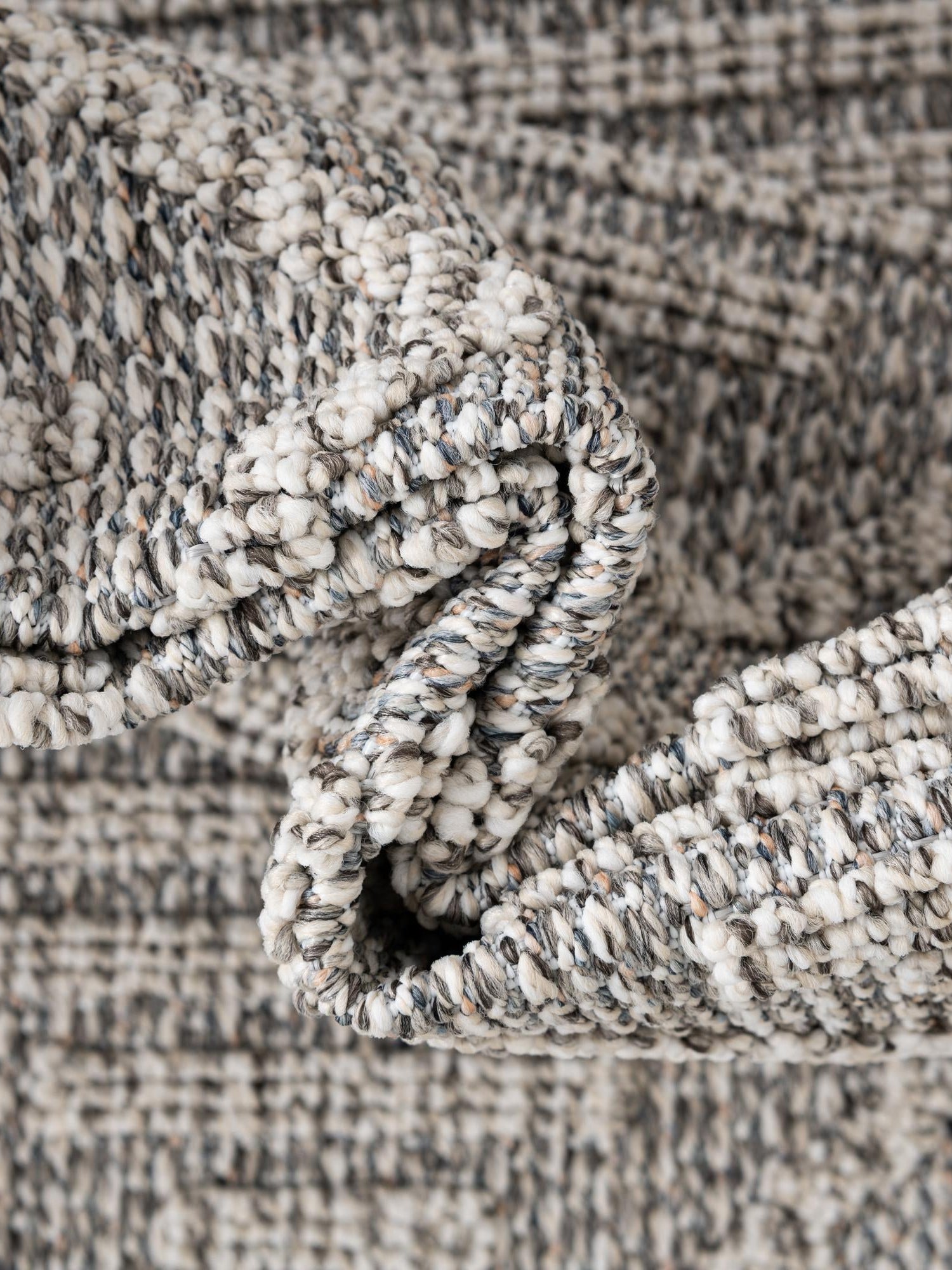 Light Gray 2' 7 x 12' Symphony Outdoor Runner Area Rug Weather Resistant for Patio, Deck, Terrace, Balcony, Porch Durable Outside Carpet for Sale at Rug Engine