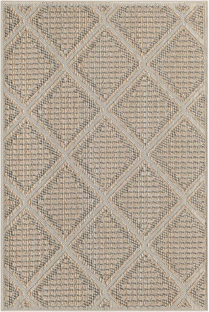 Khaki 4' 1 x 6' 1 Symphony Outdoor Rectangle Area Rug Weather Resistant for Patio, Deck, Terrace, Balcony, Porch Durable Outside Carpet for Sale at Rug Engine