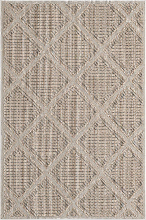 Khaki 5' 3 x 8' Symphony Outdoor Rectangle Area Rug Weather Resistant for Patio, Deck, Terrace, Balcony, Porch Durable Outside Carpet for Sale at Rug Engine