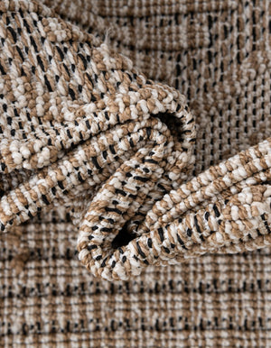 Khaki 7' 10 x 7' 10 Symphony Outdoor Square Area Rug Weather Resistant for Patio, Deck, Terrace, Balcony, Porch Durable Outside Carpet for Sale at Rug Engine