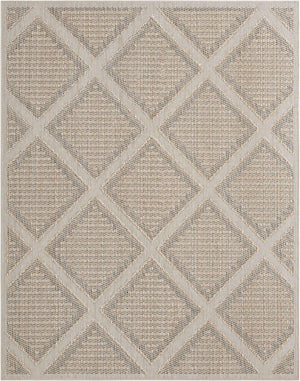 Khaki 8' x 10' Symphony Outdoor Rectangle Rug