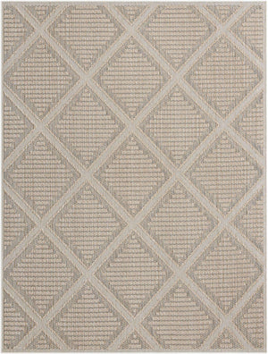 Khaki 9' x 12' Symphony Outdoor Rectangle Rug