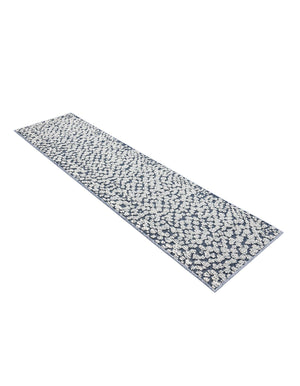 Navy Blue 2' x 8' Symphony Outdoor Runner Area Rug Weather Resistant for Patio, Deck, Terrace, Balcony, Porch Durable Outside Carpet for Sale at Rug Engine
