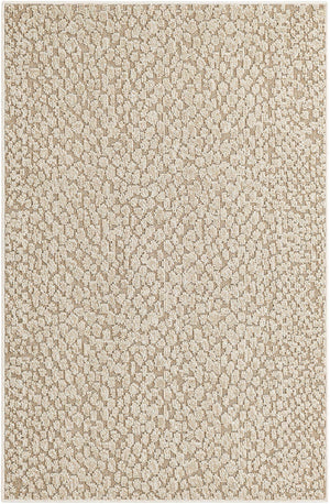 Khaki 4' 1 x 6' 1 Symphony Outdoor Rectangle Area Rug Weather Resistant for Patio, Deck, Terrace, Balcony, Porch Durable Outside Carpet for Sale at Rug Engine