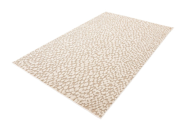 Khaki 5' 3 x 8' Symphony Outdoor Rectangle Area Rug Weather Resistant for Patio, Deck, Terrace, Balcony, Porch Durable Outside Carpet for Sale at Rug Engine