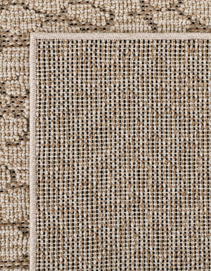 Khaki 7' 10 x 10' Symphony Outdoor Rectangle Area Rug Weather Resistant for Patio, Deck, Terrace, Balcony, Porch Durable Outside Carpet for Sale at Rug Engine
