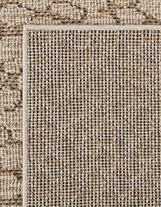 Khaki 2' x 3' 1 Symphony Outdoor Rectangle Area Rug Weather Resistant for Patio, Deck, Terrace, Balcony, Porch Durable Outside Carpet for Sale at Rug Engine