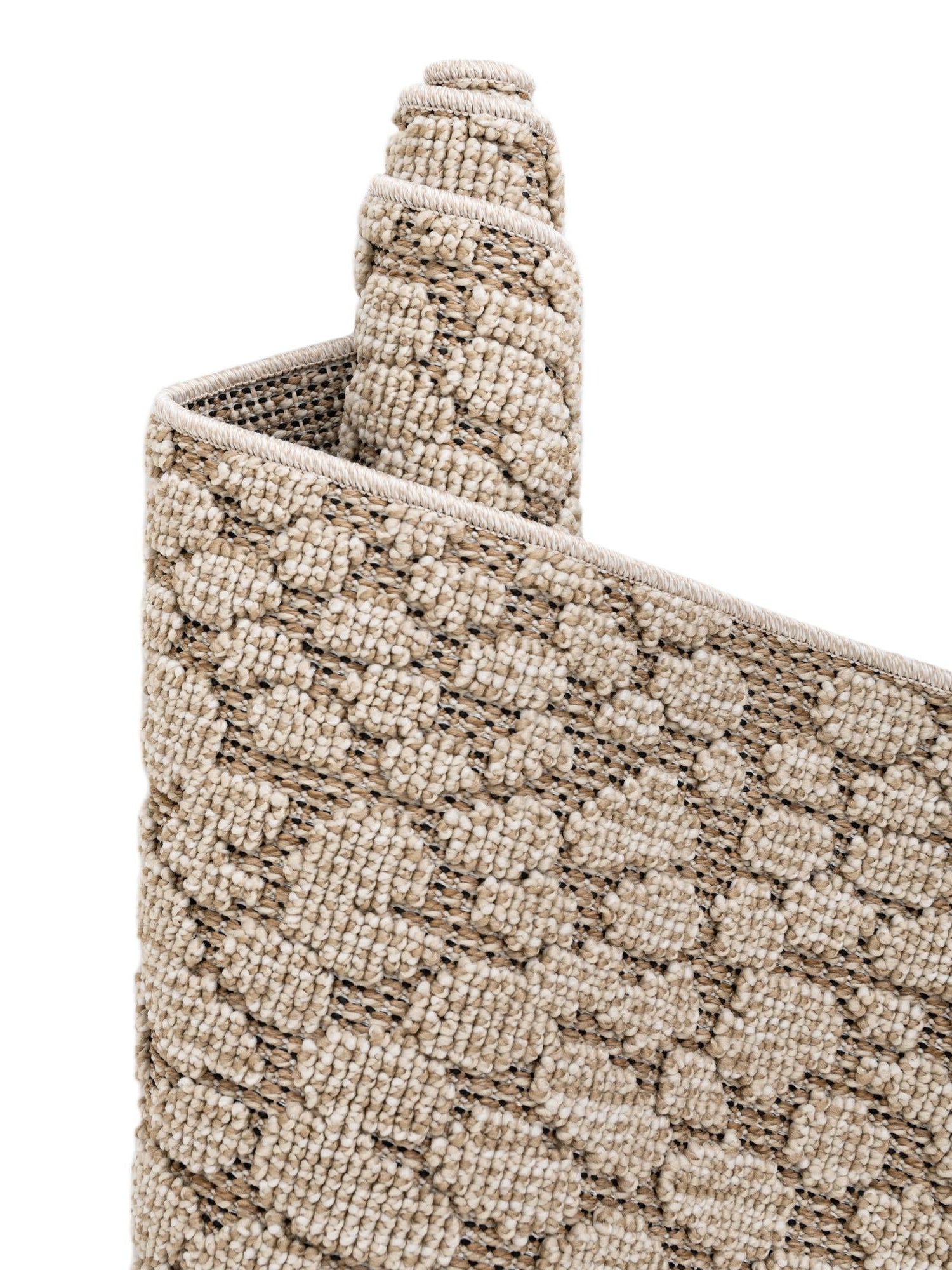 Khaki 9' x 12' Symphony Outdoor Rectangle Area Rug Weather Resistant for Patio, Deck, Terrace, Balcony, Porch Durable Outside Carpet for Sale at Rug Engine