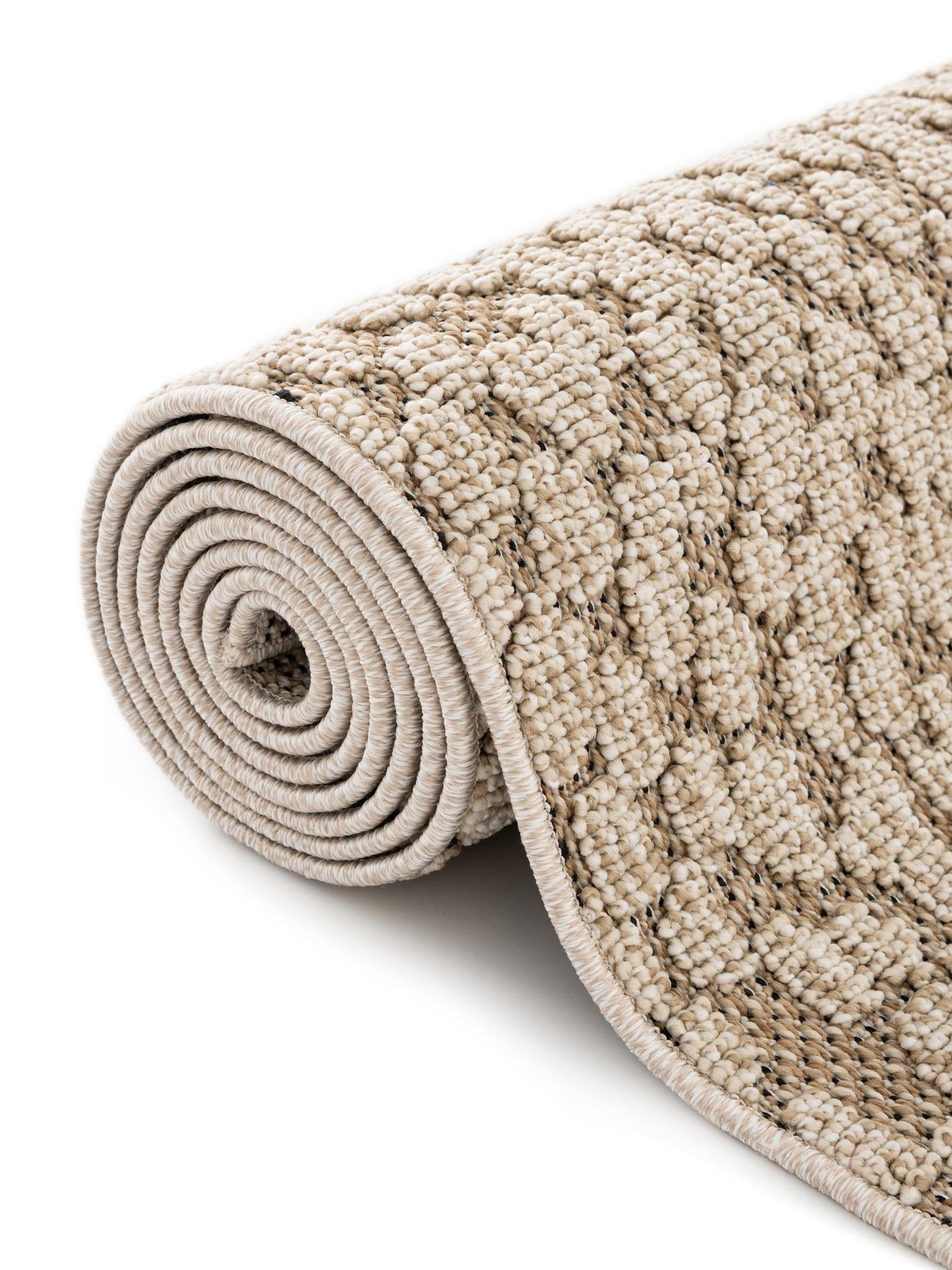 Khaki 7' 10 x 10' Symphony Outdoor Rectangle Area Rug Weather Resistant for Patio, Deck, Terrace, Balcony, Porch Durable Outside Carpet for Sale at Rug Engine