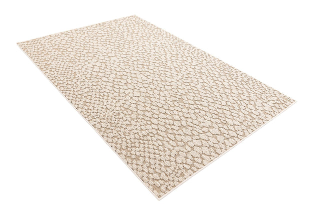 Khaki 5' 3 x 8' Symphony Outdoor Rectangle Area Rug Weather Resistant for Patio, Deck, Terrace, Balcony, Porch Durable Outside Carpet for Sale at Rug Engine