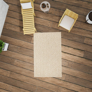 Khaki 4' 1 x 6' 1 Symphony Outdoor Rectangle Area Rug Weather Resistant for Patio, Deck, Terrace, Balcony, Porch Durable Outside Carpet for Sale at Rug Engine