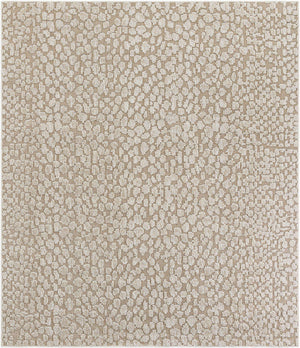 Khaki 7' 10 x 10' Symphony Outdoor Rectangle Area Rug Weather Resistant for Patio, Deck, Terrace, Balcony, Porch Durable Outside Carpet for Sale at Rug Engine