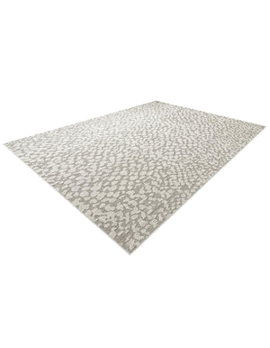 Light Gray 10' x 14' 1 Symphony Outdoor Rectangle Area Rug Weather Resistant for Patio, Deck, Terrace, Balcony, Porch Durable Outside Carpet for Sale at Rug Engine