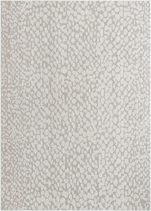 Light Gray 10' x 14' 1 Symphony Outdoor Rectangle Area Rug Weather Resistant for Patio, Deck, Terrace, Balcony, Porch Durable Outside Carpet for Sale at Rug Engine