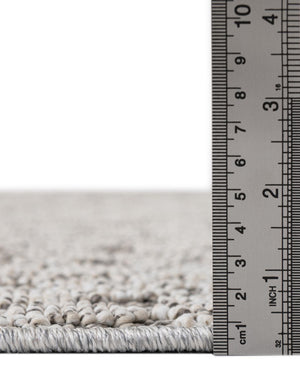 Light Gray 2' x 3' 1 Symphony Outdoor Rectangle Area Rug Weather Resistant for Patio, Deck, Terrace, Balcony, Porch Durable Outside Carpet for Sale at Rug Engine