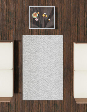 Light Gray 10' x 14' 1 Symphony Outdoor Rectangle Area Rug Weather Resistant for Patio, Deck, Terrace, Balcony, Porch Durable Outside Carpet for Sale at Rug Engine