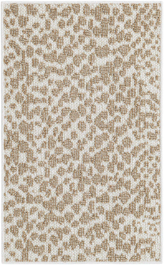 Beige 2' x 3' 1 Symphony Outdoor Rectangle Area Rug Weather Resistant for Patio, Deck, Terrace, Balcony, Porch Durable Outside Carpet for Sale at Rug Engine