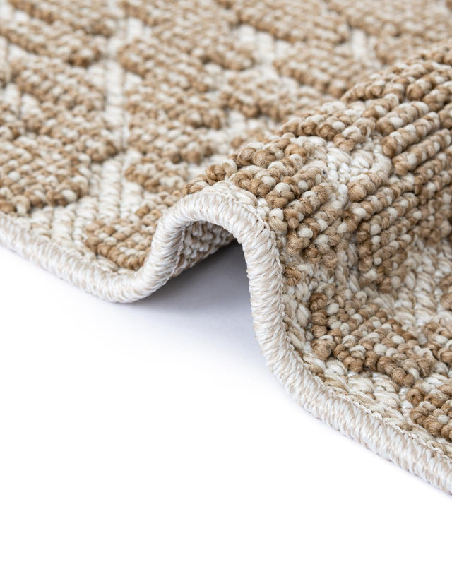 Beige 8' x 10' Symphony Outdoor Rectangle Rug