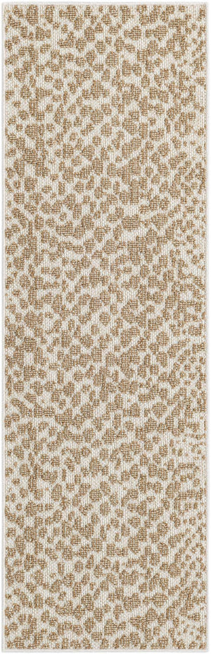 Beige 2' x 6' 1 Symphony Outdoor Runner Area Rug Weather Resistant for Patio, Deck, Terrace, Balcony, Porch Durable Outside Carpet for Sale at Rug Engine