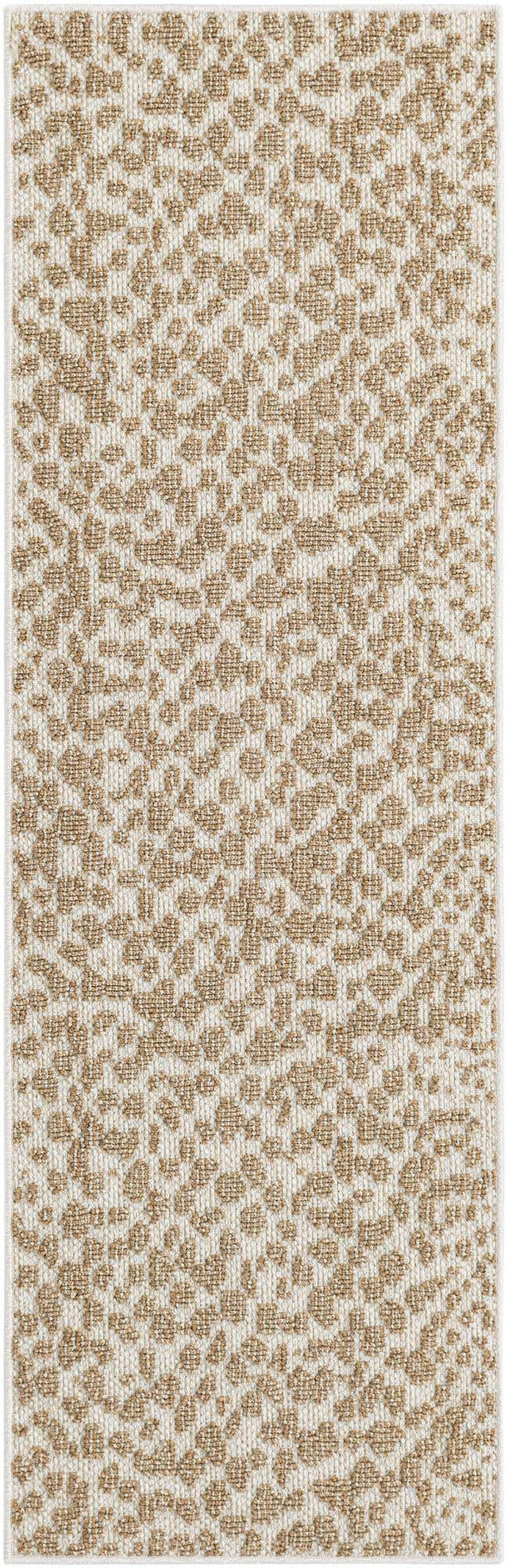 Beige 2' x 6' 1 Symphony Outdoor Runner Area Rug Weather Resistant for Patio, Deck, Terrace, Balcony, Porch Durable Outside Carpet for Sale at Rug Engine