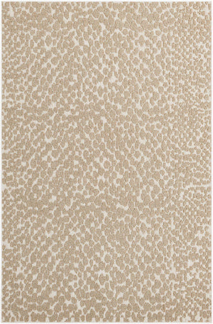Beige 6' 1 x 9' Symphony Outdoor Rectangle Area Rug Weather Resistant for Patio, Deck, Terrace, Balcony, Porch Durable Outside Carpet for Sale at Rug Engine