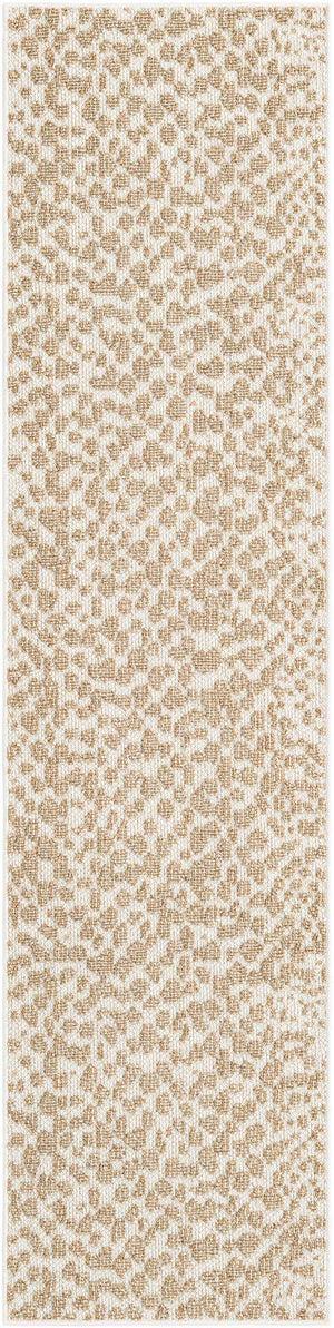 Beige 2' x 8' Symphony Outdoor Runner Area Rug Weather Resistant for Patio, Deck, Terrace, Balcony, Porch Durable Outside Carpet for Sale at Rug Engine