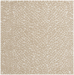 Beige 7' 10 x 7' 10 Symphony Outdoor Square Area Rug Weather Resistant for Patio, Deck, Terrace, Balcony, Porch Durable Outside Carpet for Sale at Rug Engine