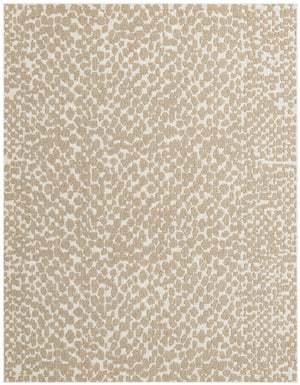 Beige 8' x 10' Symphony Outdoor Rectangle Rug