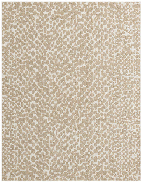 Beige 8' x 10' Symphony Outdoor Rectangle Rug