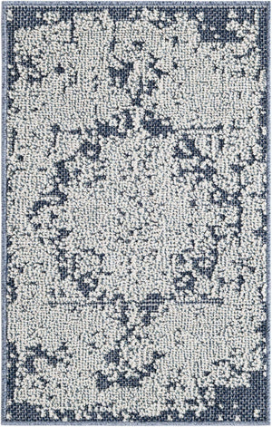 Navy Blue 2' x 3' 1 Symphony Outdoor Rectangle Area Rug Weather Resistant for Patio, Deck, Terrace, Balcony, Porch Durable Outside Carpet for Sale at Rug Engine