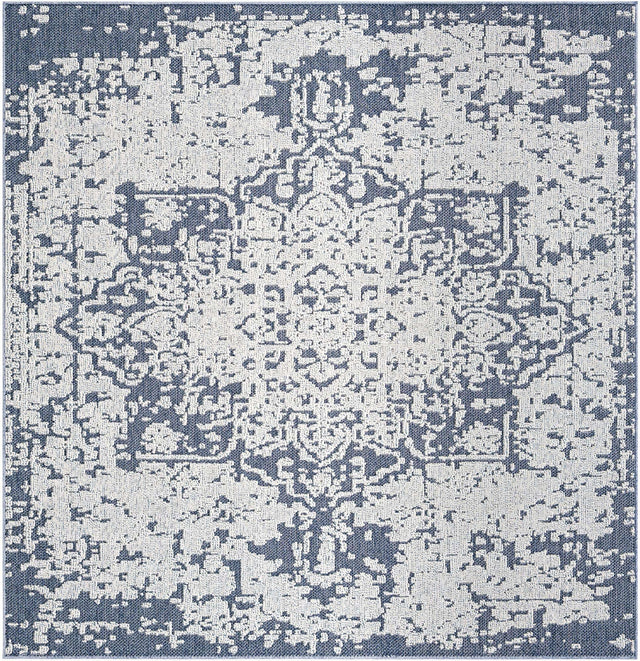 Olive 7' 10 x 7' 10 Symphony Outdoor Square Area Rug Weather Resistant for Patio, Deck, Terrace, Balcony, Porch Durable Outside Carpet for Sale at Rug Engine