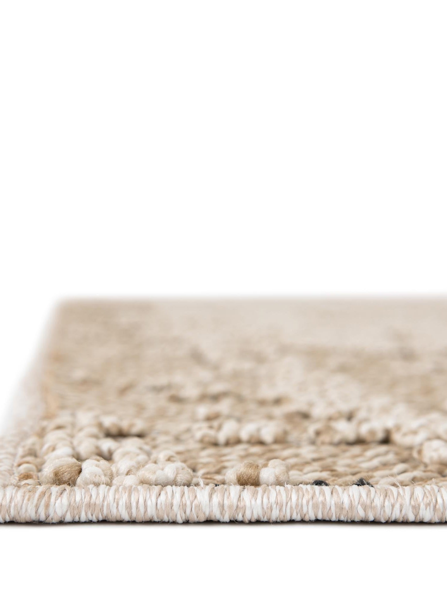 Khaki 5' 3 x 8' Symphony Outdoor Rectangle Area Rug Weather Resistant for Patio, Deck, Terrace, Balcony, Porch Durable Outside Carpet for Sale at Rug Engine