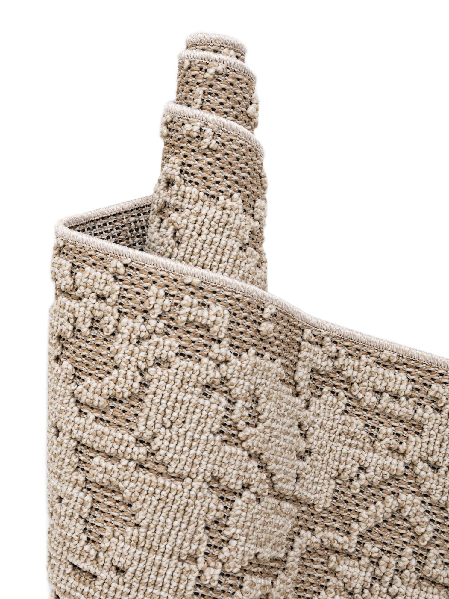 Khaki 7' 10 x 10' Symphony Outdoor Rectangle Area Rug Weather Resistant for Patio, Deck, Terrace, Balcony, Porch Durable Outside Carpet for Sale at Rug Engine