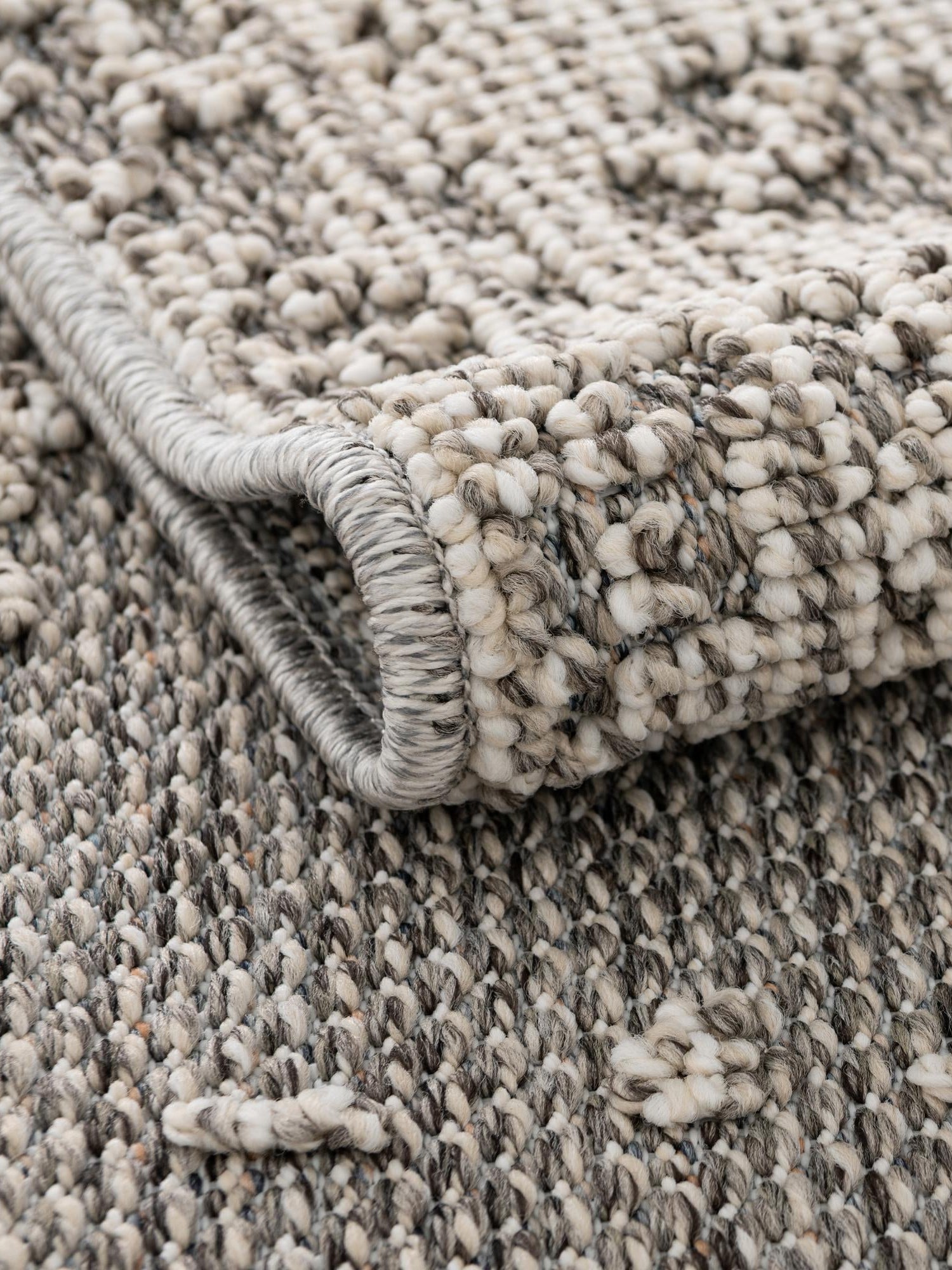 Light Gray 6' 1 x 9' Symphony Outdoor Rectangle Area Rug Weather Resistant for Patio, Deck, Terrace, Balcony, Porch Durable Outside Carpet for Sale at Rug Engine