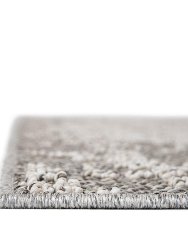 Light Gray 6' 1 x 9' Symphony Outdoor Rectangle Area Rug Weather Resistant for Patio, Deck, Terrace, Balcony, Porch Durable Outside Carpet for Sale at Rug Engine